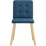  Jedilni stoli 6 kosov modro blago, (21822176) | Shoptok.si