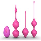 Tracy's Dog Vibrating Kegel Ball Set Remote Controlled Pink | shoptok.hr