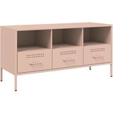 Maison Chic TV omarica - TV enota - Televizijska omarica roza 100,5x39x50,5 cm jeklo, (21699327) Cene