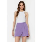 Trendyol Shorts - Purple - Normal Waist Cene