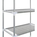  Stalak za pohranu iznad toaleta s 3 razine srebrni 53x28x169 cm | Eponuda.com