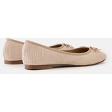 Gemre Beige ballerinas with a bow and leather insole Rosaly | shoptok.hr