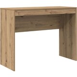 vidaXL Pisalna Miza Umetni hrast Inženirski les 100 x 40 x 76 cm | Shoptok.si