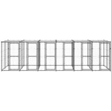  kavez za pse s krovom čelični 14,52 m² | Eponuda.ba