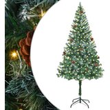 vidaXL Umestno božično drevo med 300 LED Zelena 180 cm PVC in Jeklo | Shoptok.si