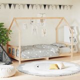  Okvir za dječji krevet 90 x 200 cm od masivne borovine | shoptok.hr