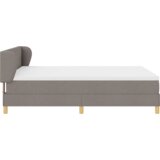  Postelja z vzmetnico - taupe, 140x190 cm, tkanina, (22051281) | Shoptok.si