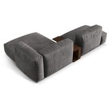 Micadoni Siva kutna garnitura od bouclé tkanine (s desnim kutom) Martina – Home | shoptok.hr