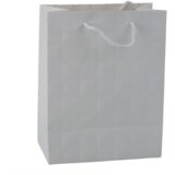 Elegant Embossed Squares Gift Bag 23 x 18 x 10.5 cm | shoptok.hr