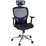 MID.YOU Vrtljiv Stol Venus One, Modra | Shoptok.si