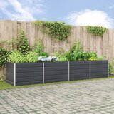  Sadilica Antracit 385 x 100 x 75 cm Cinkani čelik | shoptok.hr