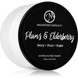 Milkhouse Candle Co. Creamery Plums & Elderberry dišeča sveča Treveler Tin 106 g