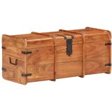 Škrinja za pohranu 90 x 40 x 40 cm od masivnog bagremovog drva  Škrinja za pohranu 90 x 40 x 40 cm od masivnog bagremovog drva Slike