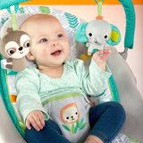 Kids II bright starts ležaljka sa vibracijom - jungle vibes 12312 | ePonuda.com