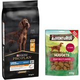 Pro Plan PURINA suha pasja hrana 14 kg + Adventuros Nuggets priboljški 300 g gratis! - Large Athletic Adult Everyday Nutrition Cene