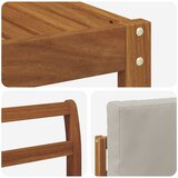  Set vanjskih sofa 8 kom. Prirodna i svijetlo siva | shoptok.hr