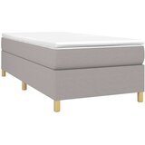  Za krevet s oprugama svjetlosivi 100x200 cm od tkanine | shoptok.hr