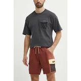 Columbia Kratke hlače Painted Peak moške, rjava barva, 2074501