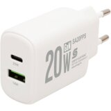 Home Polnilec, hitri, 1 x USB-A, 1 x USB-C, 20W, GaN - SA20PPS | Shoptok.si