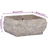  Umivaonik sivi 30 x 30 x 13 cm mramorni | shoptok.hr