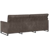 SOFA za 3 osobe Tamnosiva 220 x 81 x 82 cm Umjetni sued | shoptok.hr