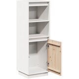  Visoka komoda bijela 37 x 34 x 110 cm od masivne borovine | shoptok.hr