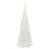  Umjetno božićno drvce 50 LED žarulja bijelo 120 cm | shoptok.hr
