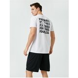 Koton Sports T-Shirt Football Printed Short Sleeve Crew Neck Cene