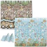 Foam Mat je sestavil 200 x 180 x 1 cm Nukido NK-340 Ocean-Ziemia, (21389301)