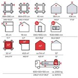 Male kuće CARAVAN GARAŽA 390 × 884 cm sa šindrom | shoptok.hr