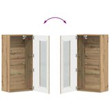 vidaXL Omarica za montažo na steno artisan hrast 55 x 29 x 100 cm | Shoptok.si
