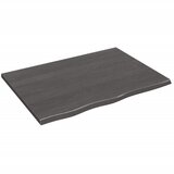 vidaXL Zidna polica tamnosiva 80x60x2 cm od obrađene hrastovine Cijene