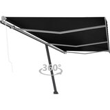 vidaXL Prostostoječa avtomatska tenda 600x350 cm antracitna Cene
