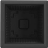  Kvadratna saksija za cvijeće 6 pcs Crna 43 x 43 x 33,5 cm | Eponuda.ba