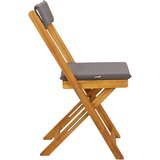  Zunanje bistro stolice 2 pcs Temno siva 40 x 53 x 80 cm, (5000273137) | Shoptok.si