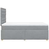  Krevet s oprugama i madracem svjetlosivi 120x190 cm od tkanine | shoptok.hr