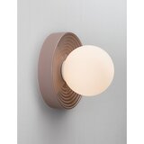 Nova Luce Svetlo rjava keramična stenska svetilka Orbique – | Shoptok.si