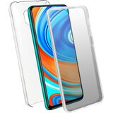 AVIZAR 360° vgrajen ovitek Xiaomi Redmi Note 9S / 9 Pro / 9 Pro Max: mehka sprednja stran in trda zadnja stran - prozorna, (20600175) | Shoptok.si