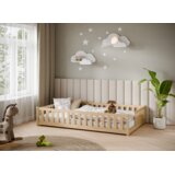 Molarem Home Drveni dječji krevet IVY - 200x120 cm - svijetlo drvo | shoptok.hr