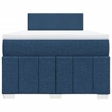  Krevet s oprugama i madracem plavi 120 x 190 cm od tkanine | shoptok.hr