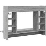 Zidni radni stol boja sivog hrasta sonome 105x48x75 cm drveni | shoptok.hr