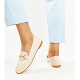 Gemre Light beige decorative loafers Docherty | Shoptok.si