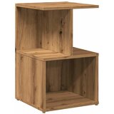 Maison Chic Nočna omarica - Nočna miza artisan hrast 35x35x55 cm inženirski les, (21687275) Cene