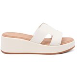 SEASTAR Women's platform flip-flops light beige | Shoptok.si