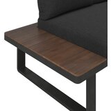 Bessagi Garden Vrtna Lounge Garnitura Gianna, Črna, 4-Delno | Shoptok.si