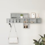 vidaXL Nadwyčajna obešalnik za plašče Betonsko siva 100 x 12 x 43.5 cm | Shoptok.si
