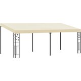 vidaXL Paviljon za namestitev na steno 6x3x2,5 m krem | Shoptok.si