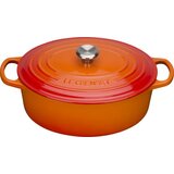 Le Creuset Lonec Signature oval 27 cm - Opečno rdeča | Shoptok.si