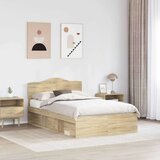  Konstrukcija postelje Sonoma 120 x 200 cm Masivno borovo les, (5000102239) | Shoptok.si