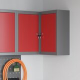  Ormar za alate s policom Crvena i siva 55 x 55 x 55 cm | shoptok.hr
